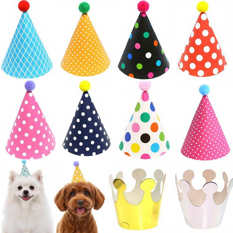 Party Hat Cone - 11pcs 박제 동물을위한 다채로운 미니 파티