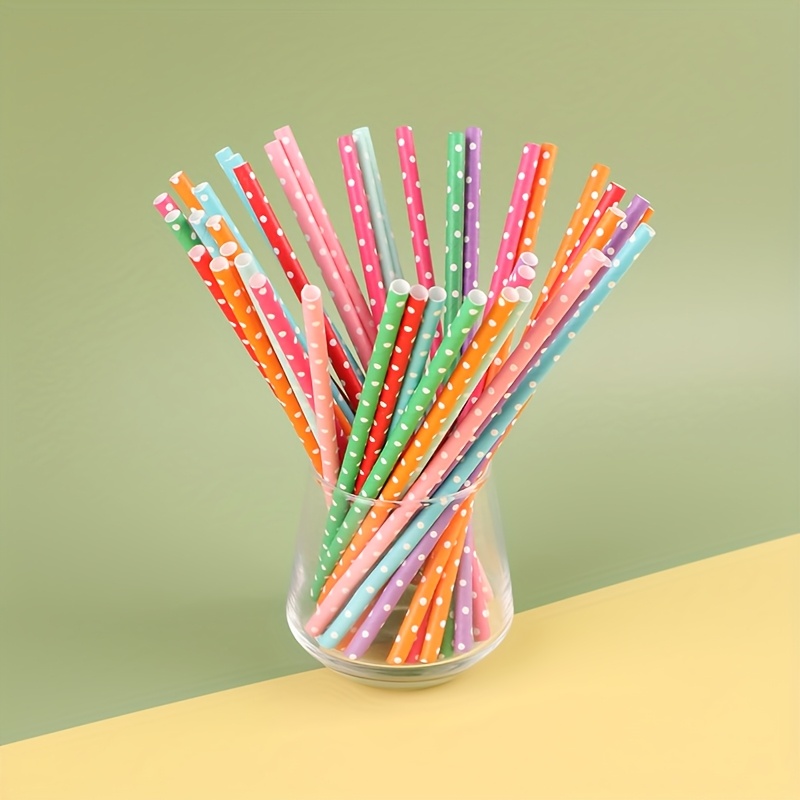 Paper Straw Color - 바, 생일, 결혼식 및 파티에 적합한