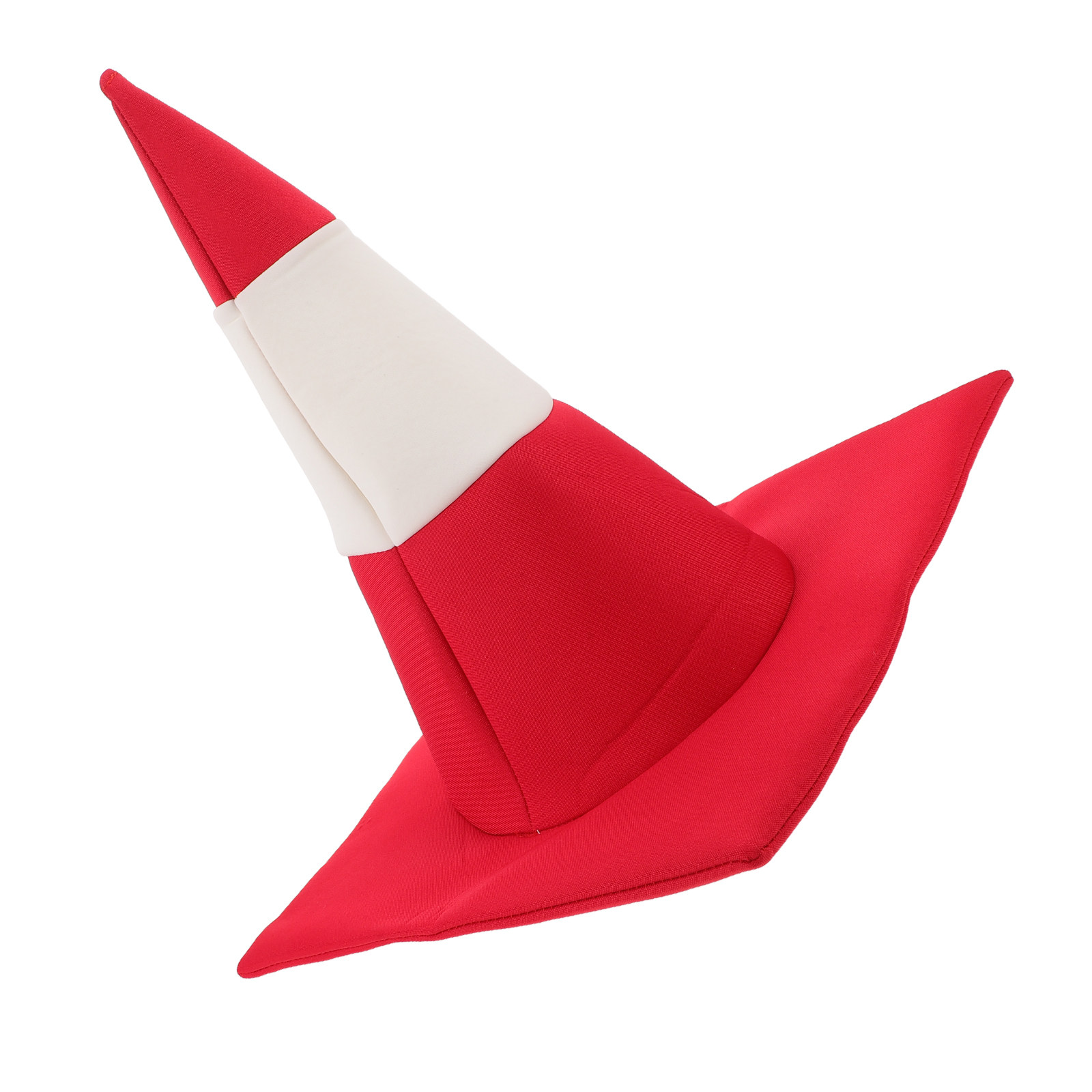Party Hat Cone - 교통 콘 모자 빨간색과 흰색의 독특한
