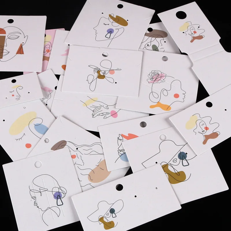 Party Event Supply Store - 100 개/몫 패션 쥬얼리 카드 다양한