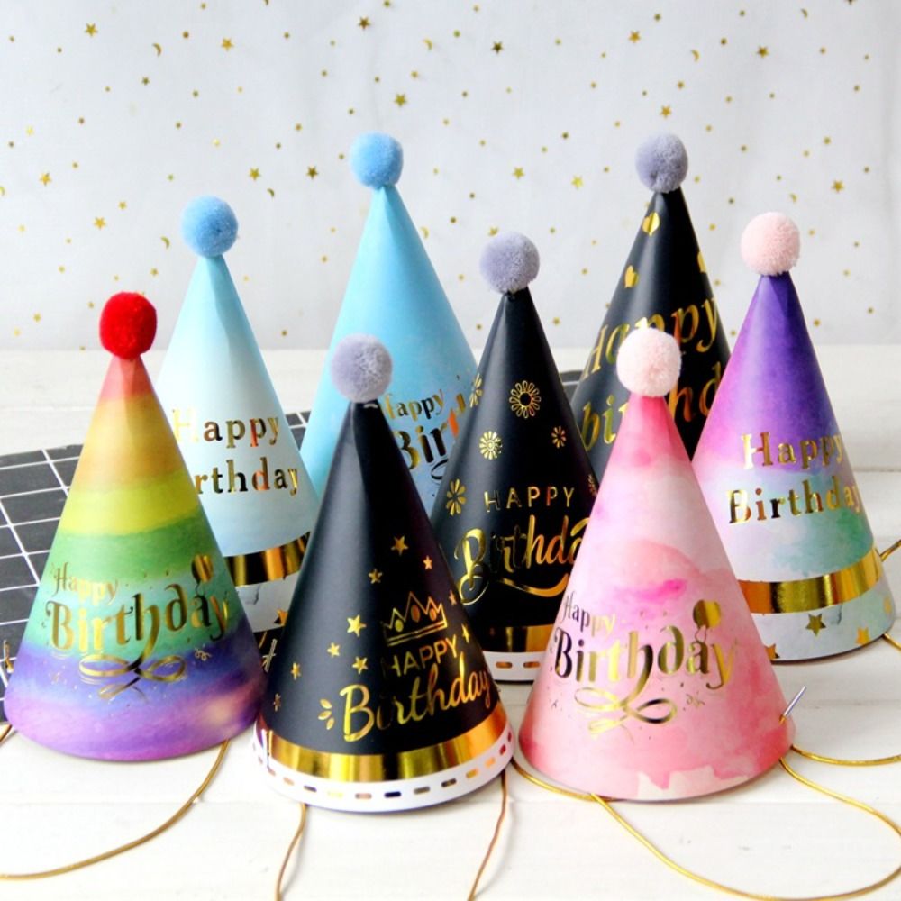 Party Hat Cone - 생일 파티 모자 DIY 수제 모자,