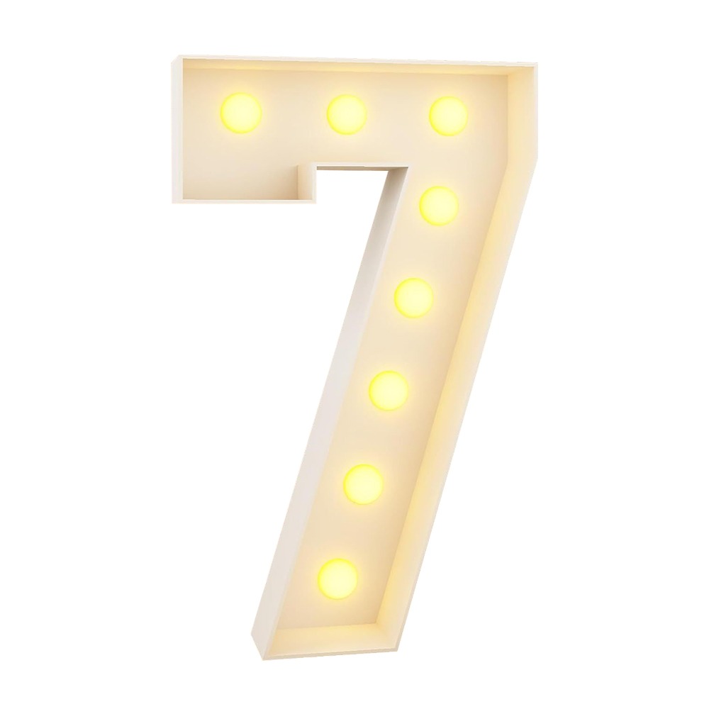 Led Balloon Light - 0-9 숫자 LED 조명 풍선 70cm