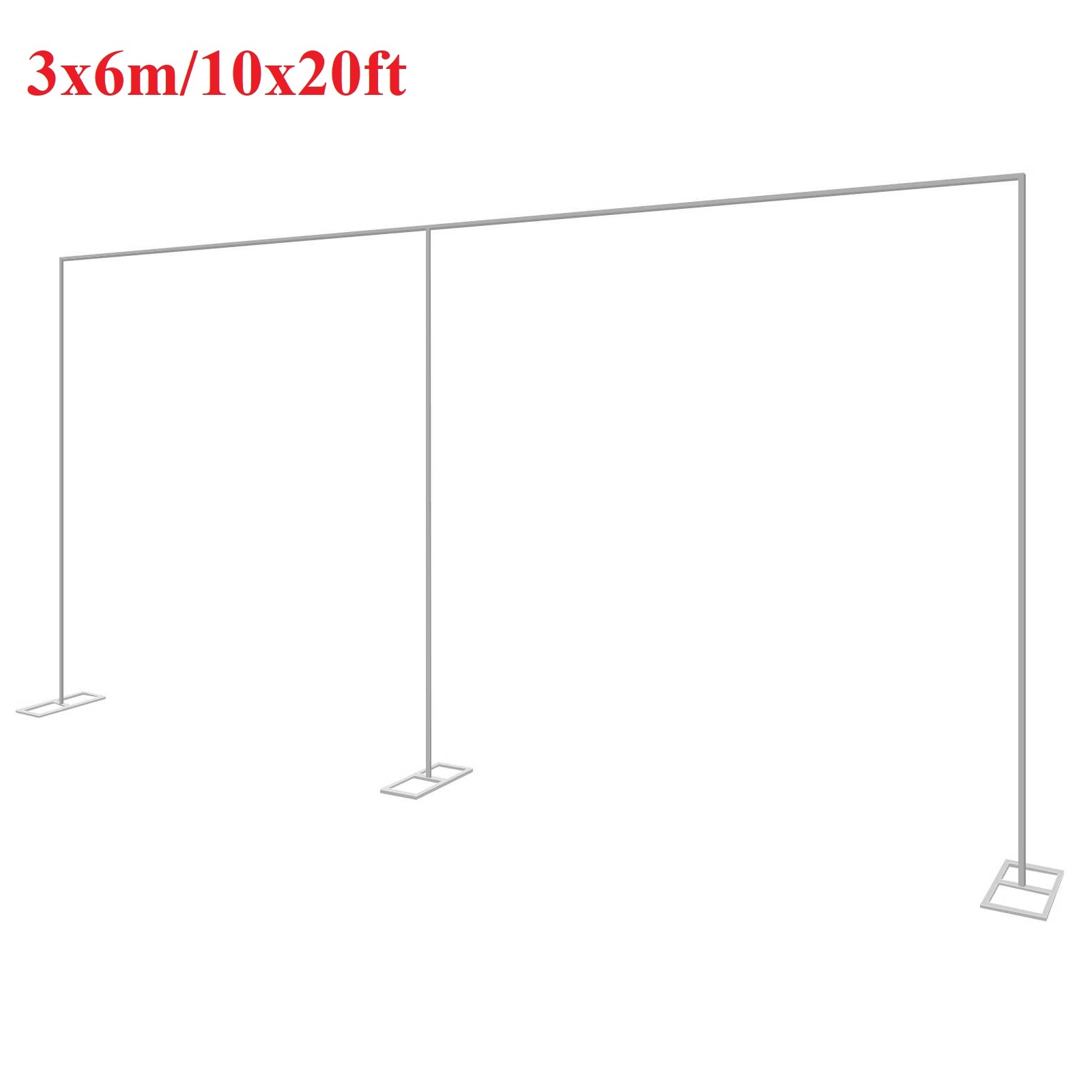 Balloon Arch Kit - 3x6m/10x20ft 금속 웨딩 아치 스탠드 헤비