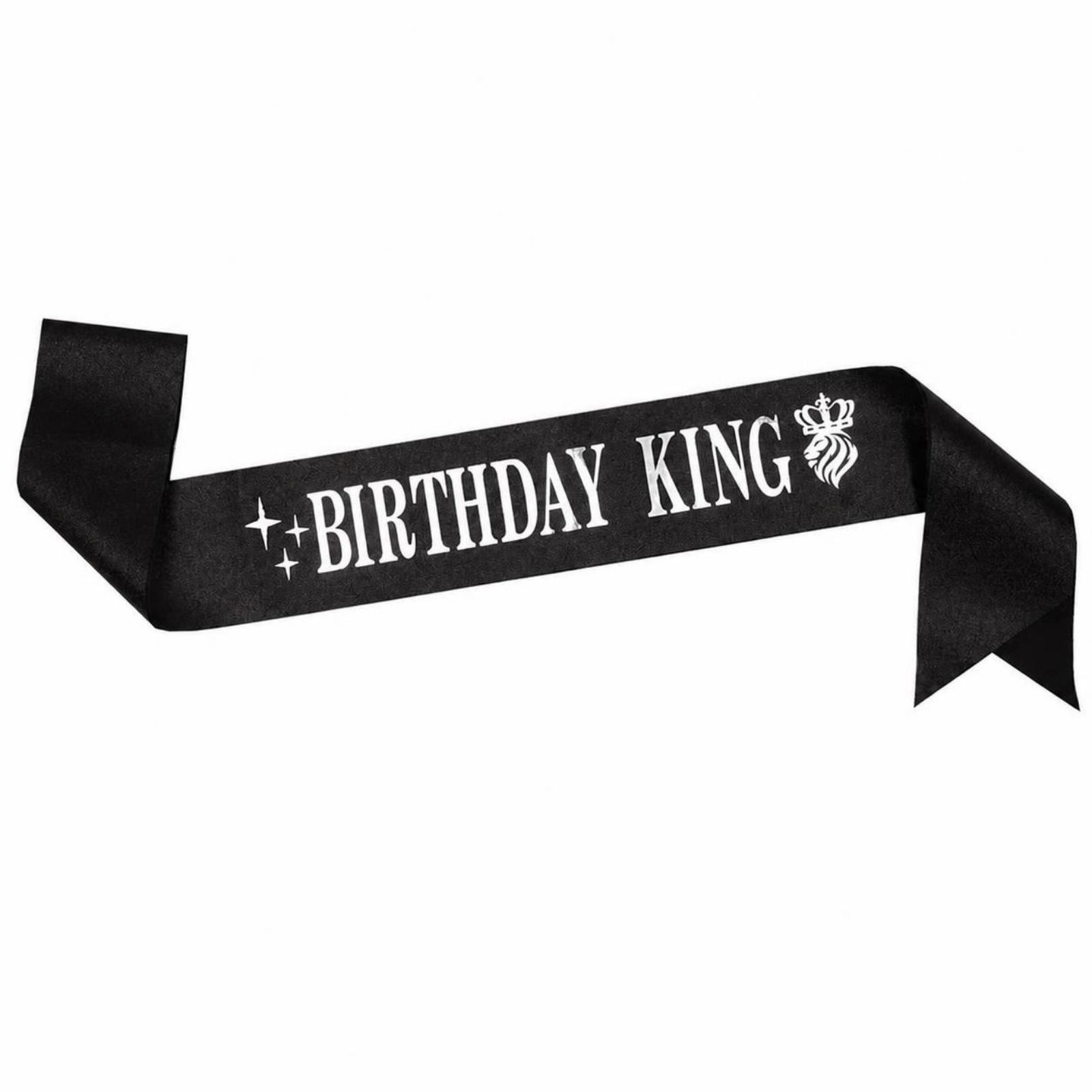 글리터 파티 왕관 생일 왕 허리띠 액세서리 - 성인 왕 - Birthday Sash Glitter 리뷰 및 가격