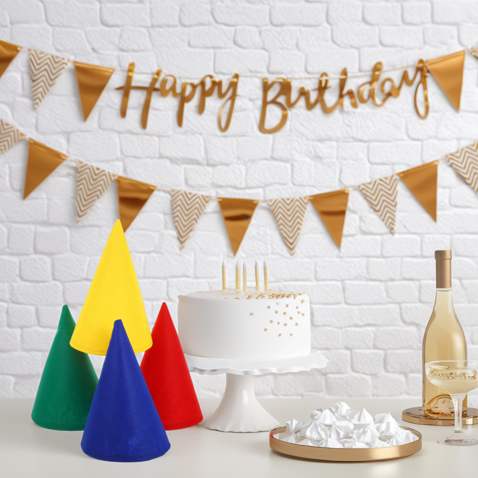 4개입 펠트 콘 노움 모자 부드럽고 편안한 착용감으로  - Party Hat Cone 리뷰 및 가격