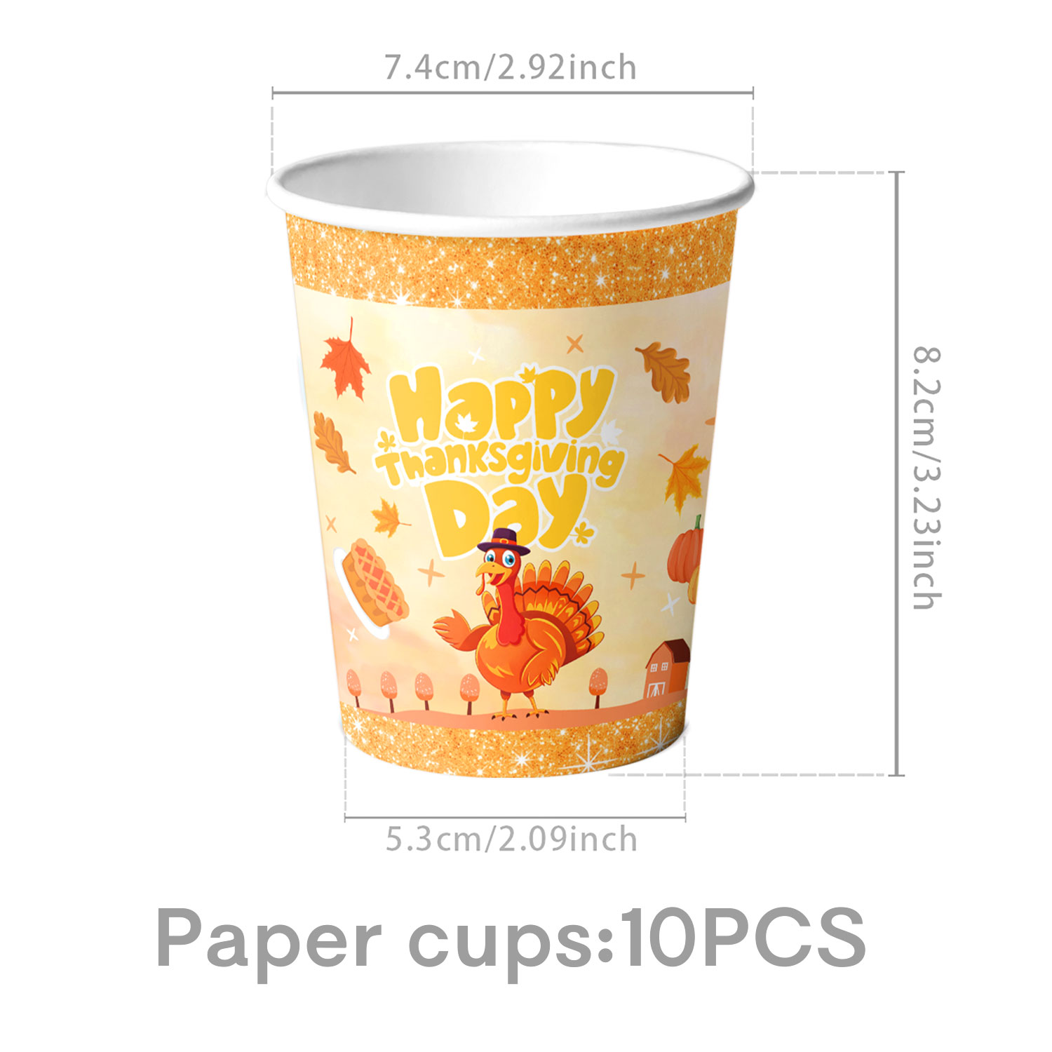 해피 추수감사절 일회용 식기류 칠면조 종이 접시 컵 냅 - Table Cloth Disposable 리뷰 및 가격