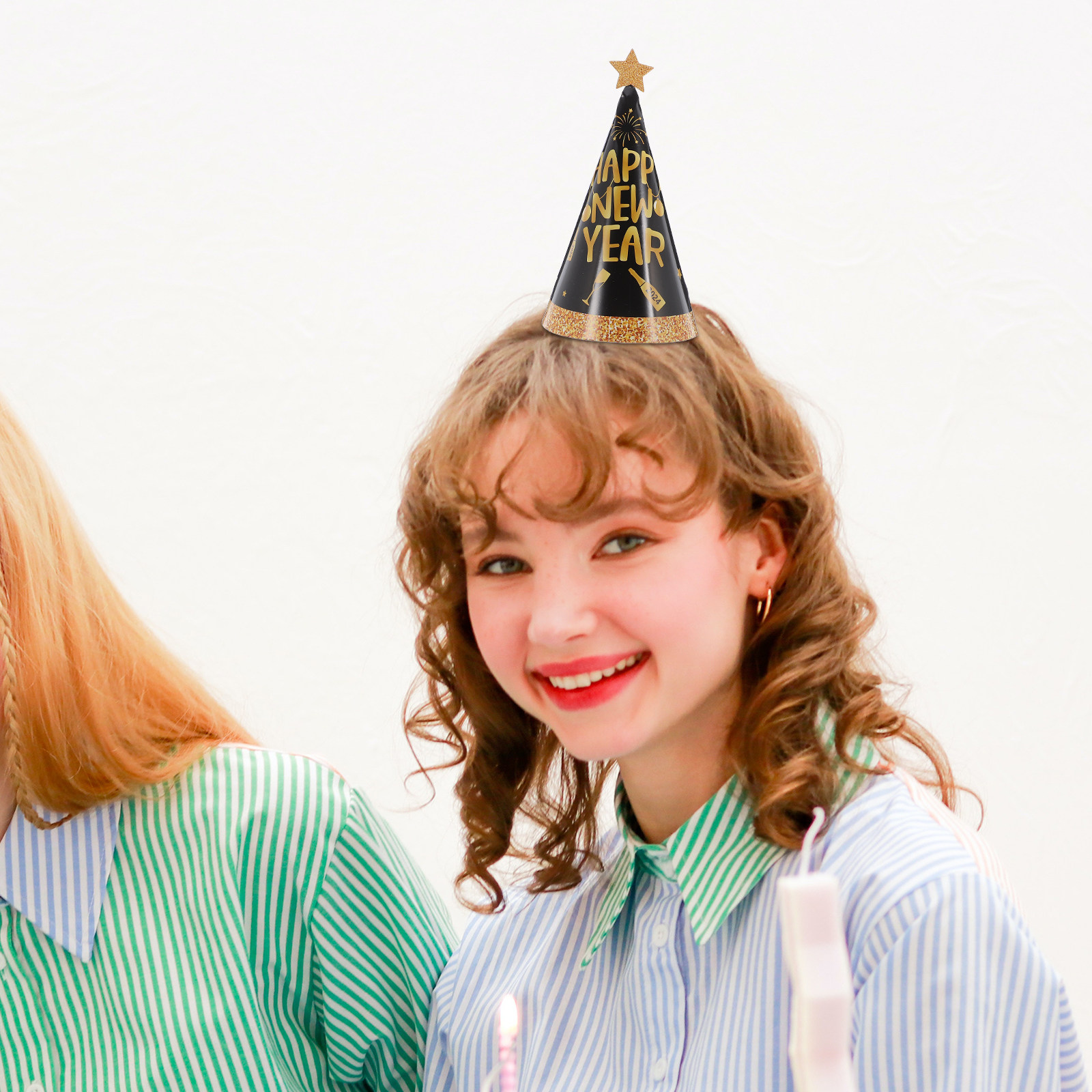 24개입 새해 파티 모자 콘 모양 종이 모자 대량 구매 - Party Hat Cone 리뷰 및 가격