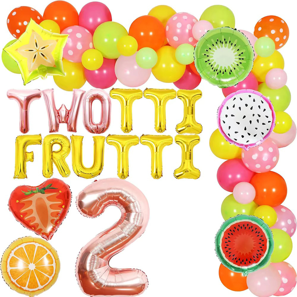 Twotti Frutti 소녀 생일 파티 장식, 여름  - Balloon Arch Kit 리뷰 및 가격