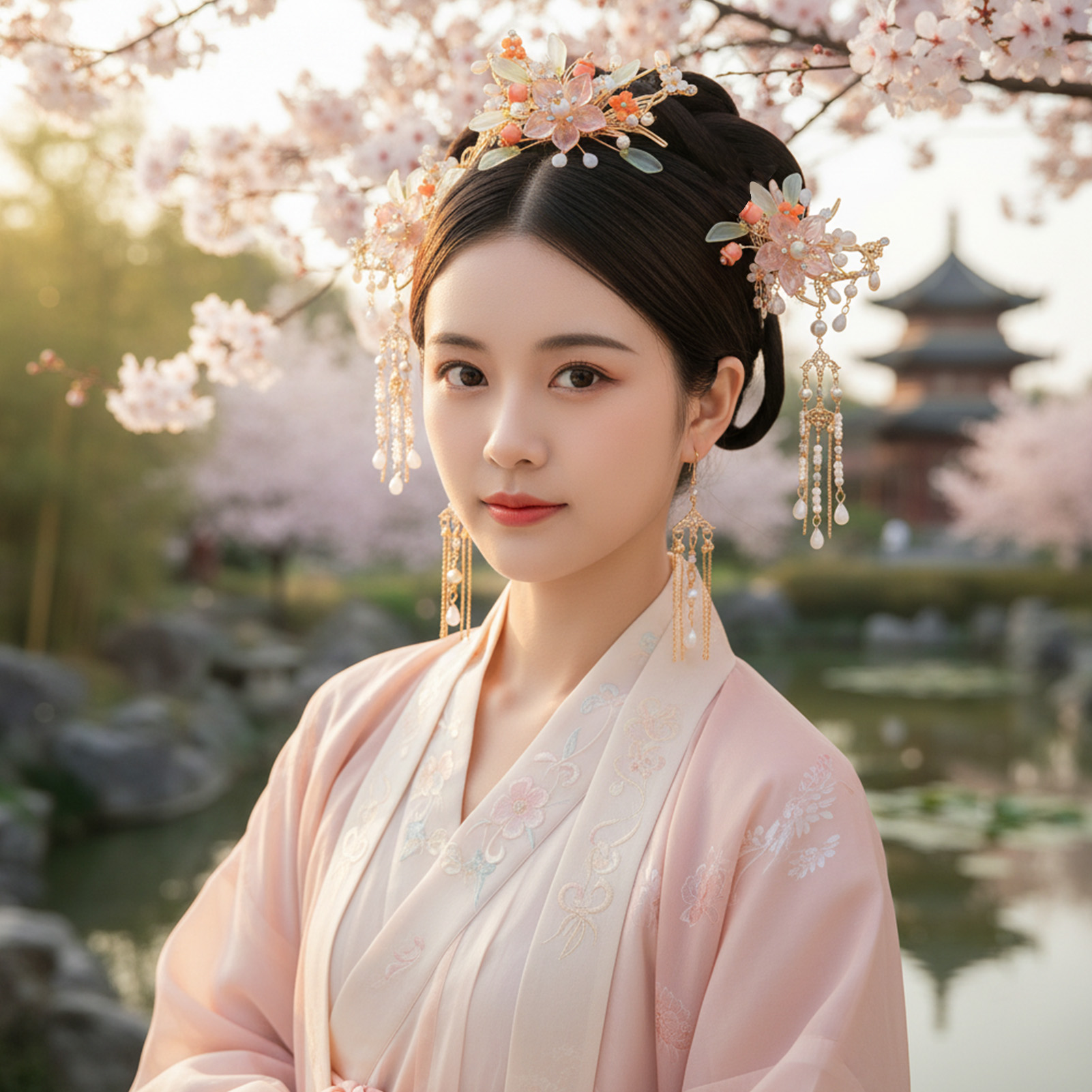 고대 한푸 헤어 액세서리 세트 전통 의상 결혼식 무대  - Event Suppliers 리뷰 및 가격
