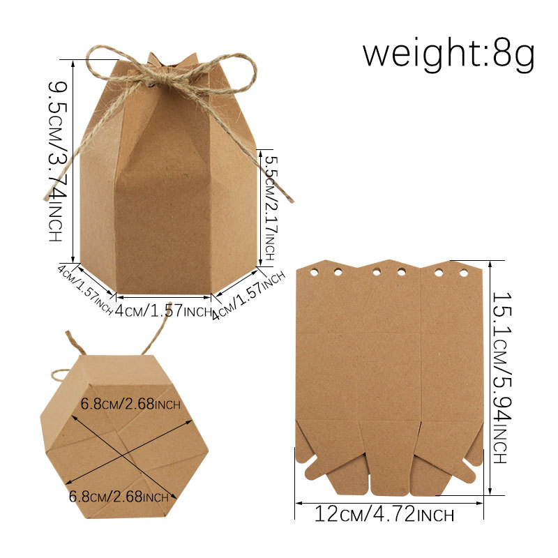 10/20/25/30pcs 크래프트 종이 상자 사탕 비 - Event Party Box 리뷰 및 가격