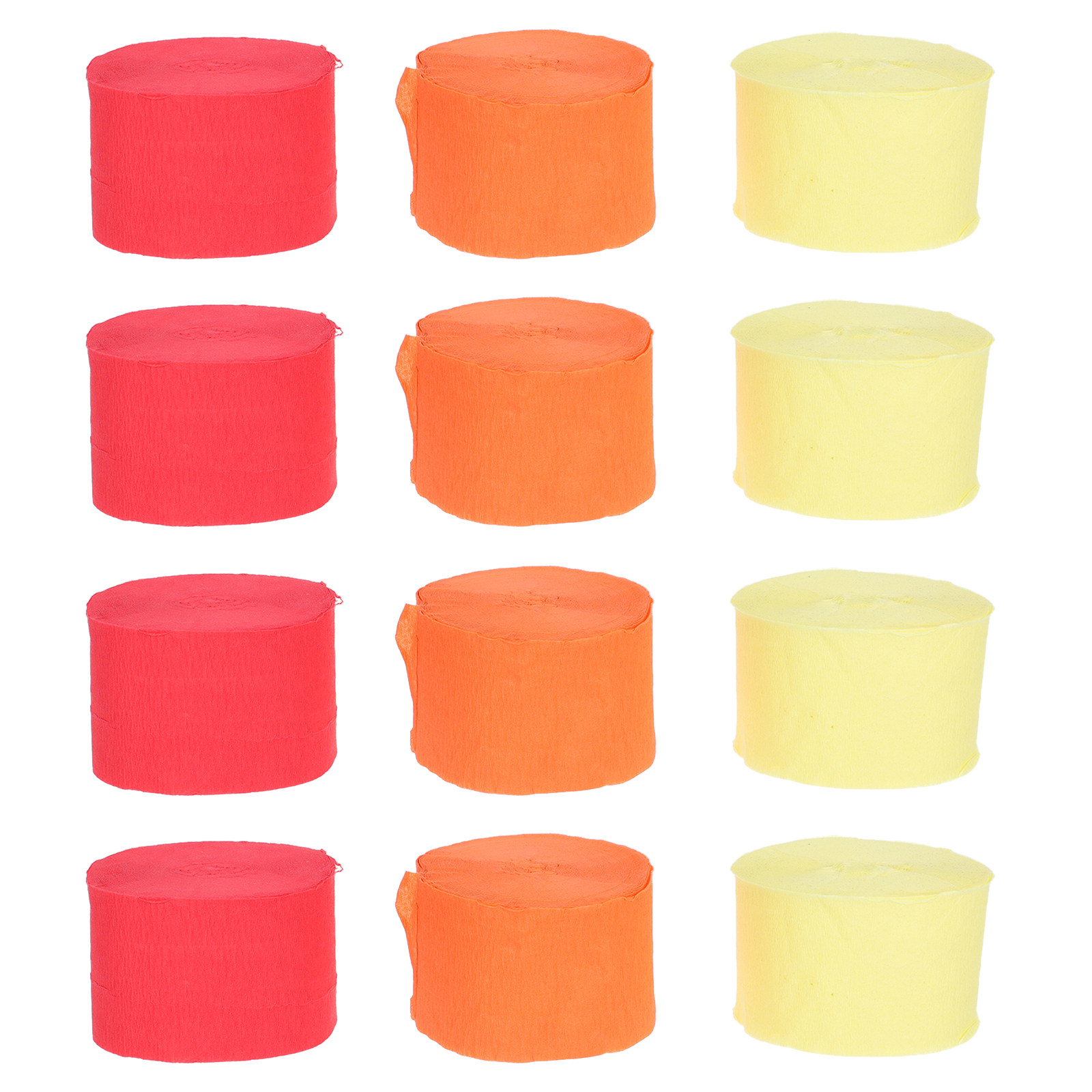장식용 크레이프 종이 리본 12롤 오렌지색 웨딩 파티  - Papercraft Supply Ribbon 리뷰 및 가격