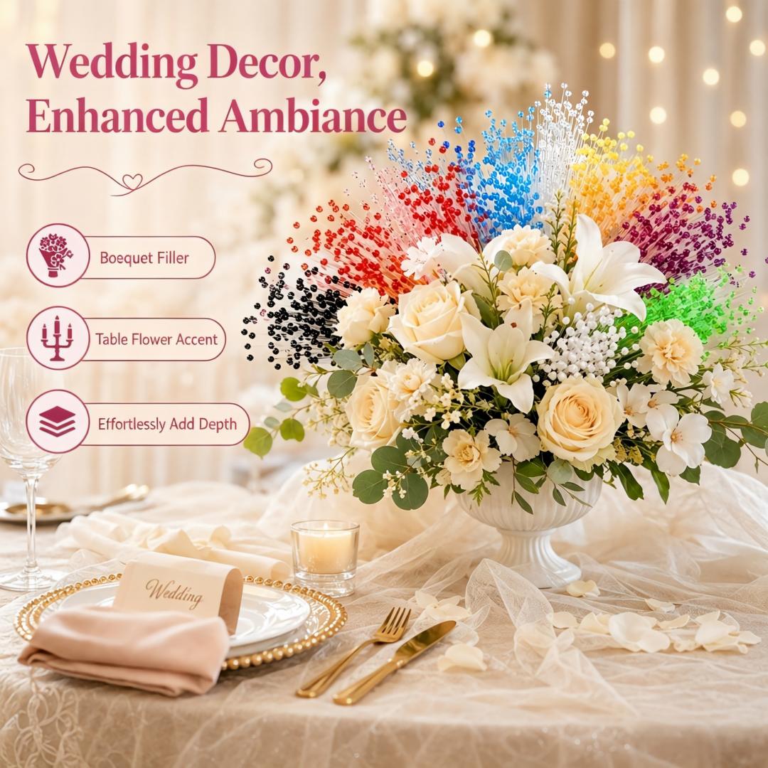100개 4mm x 24cm 흰색, 빨간색, 분홍색 진 - Centerpiece Stick 리뷰 및 가격