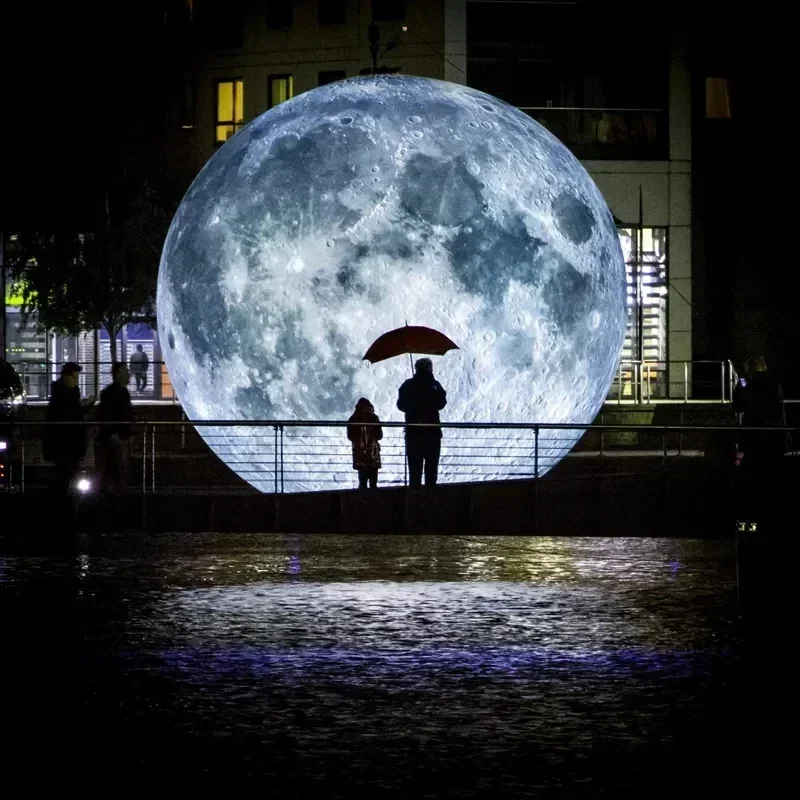 LED 조명과 거대한 풍선 블루 문 공 이벤트 파티 쇼 - Led Balloon Light 리뷰 및 가격