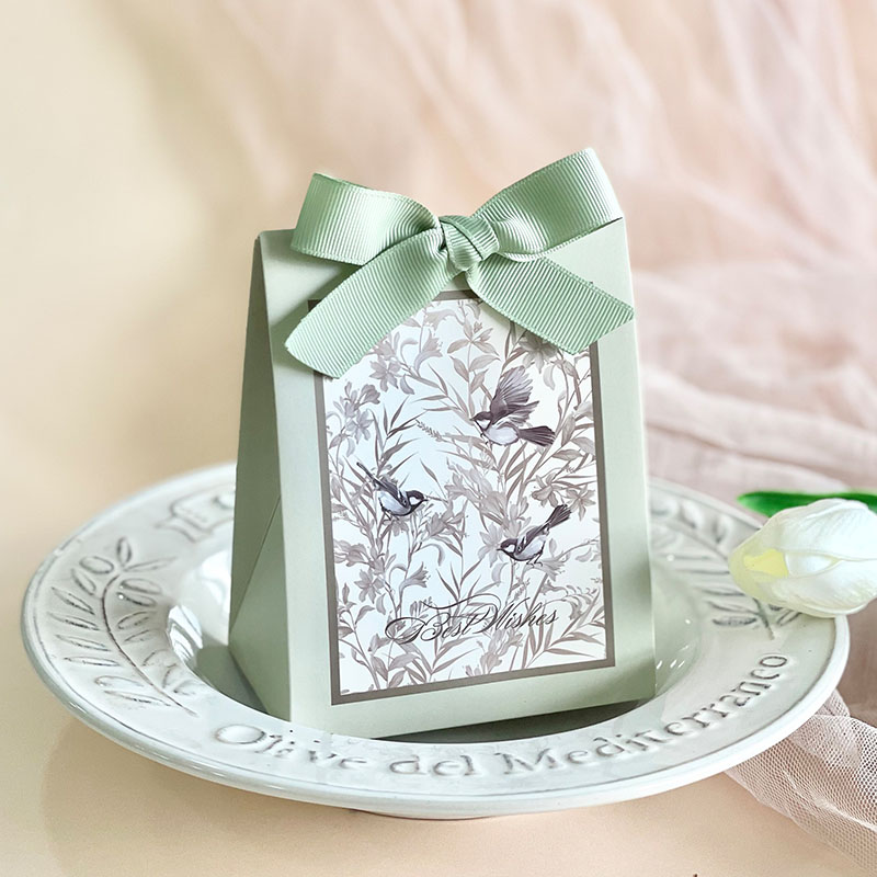 꽃 새와 숲 웨딩 캔디 박스, 나무 반지, DIY 선물 - Event Party Box 리뷰 및 가격